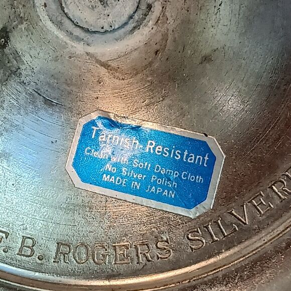 FB Rogers Silverplate Candle Stick Holder Renaissance Cottagecore Rustic Farm - Picture 8 of 11